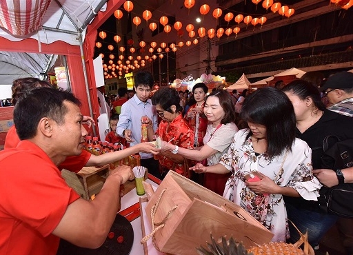 2018 Annual Chinese New Year celebration at Yaowaraj China town